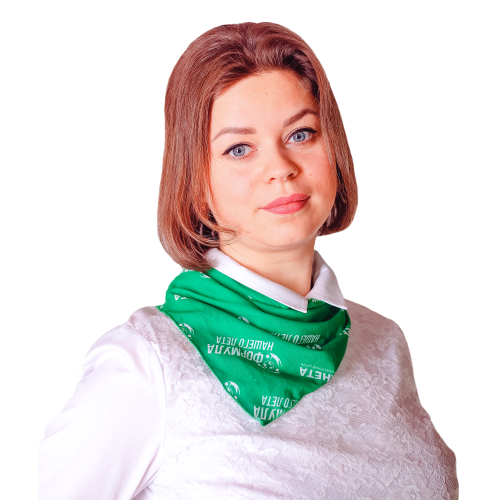 Платок атласный с полной запечаткой