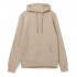 Толстовка с капюшоном унисекс Hoodie, бежевая Толстовка с капюшоном унисекс Hoodie, бежевая