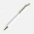 Ручка шариковая Lobby Soft Touch Gold, белая Ручка шариковая Lobby Soft Touch Gold, белая