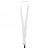 Лента для бейджа Neckband, белая Лента для бейджа Neckband, белая